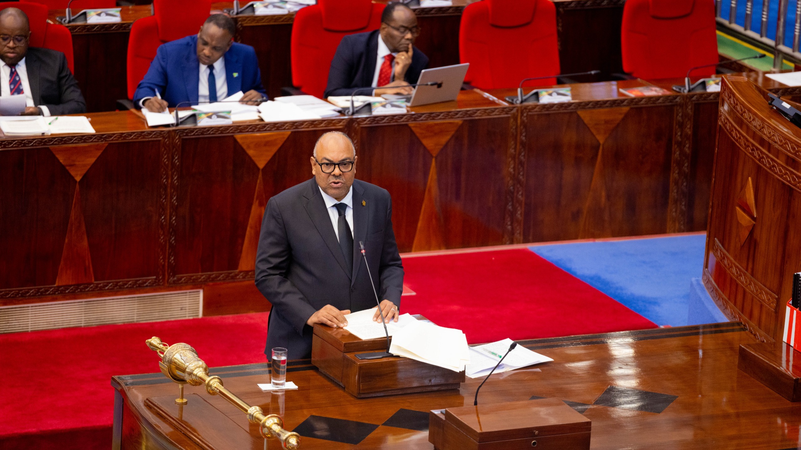 HOTUBA YA MHESHIMIWA BALOZI DKT. MAHMOUD THABIT KOMBO (MB.), WAZIRI WA MAMBO YA NJE NA USHIRIKIANO W...